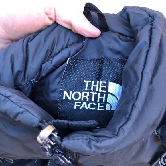 VINTAGE The North Face Nuptse Black 800 Series Jacket Large - Picture 11 of 13